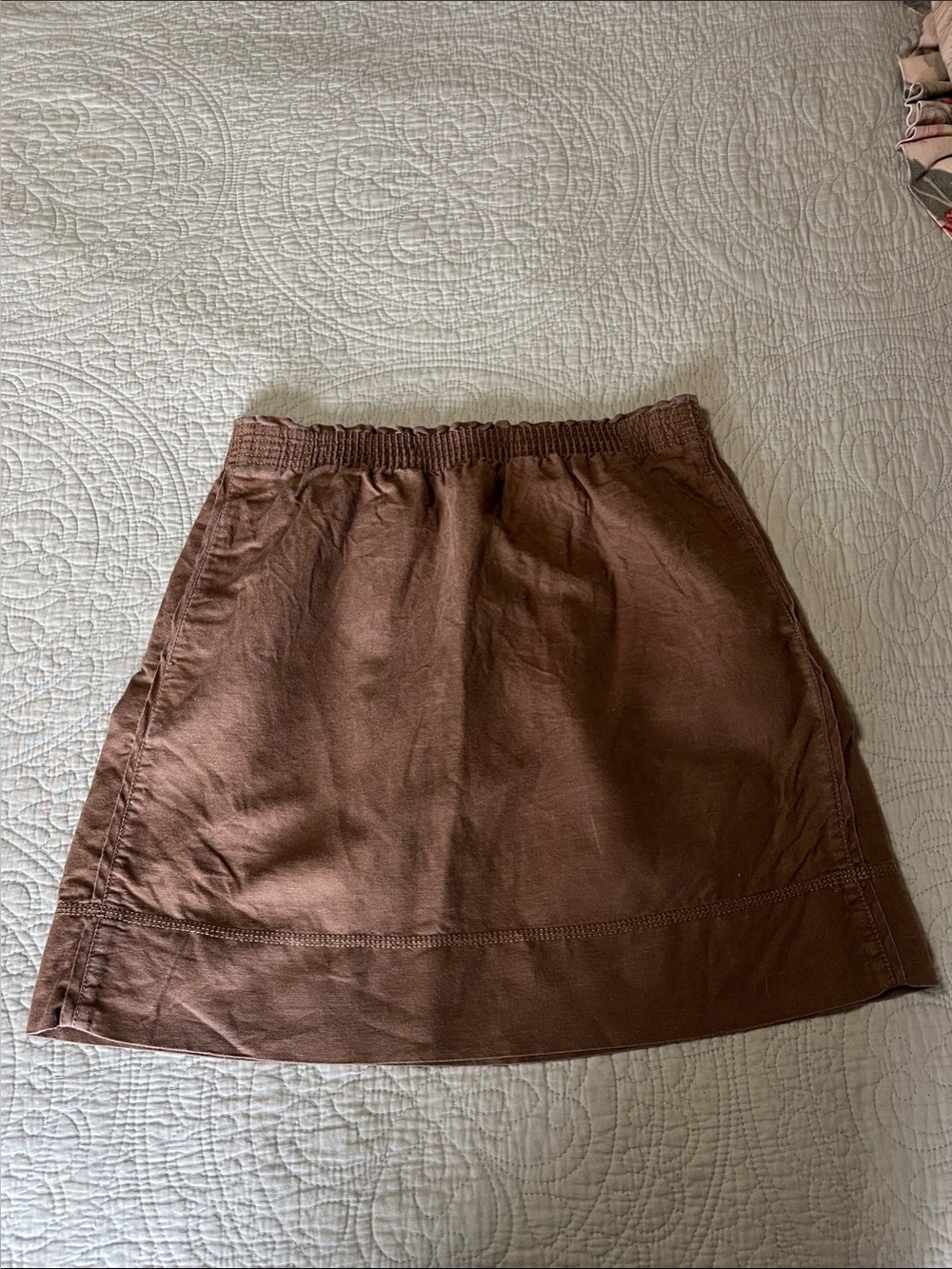 Eddie Bauer Chocolate Brown Mini Skirt